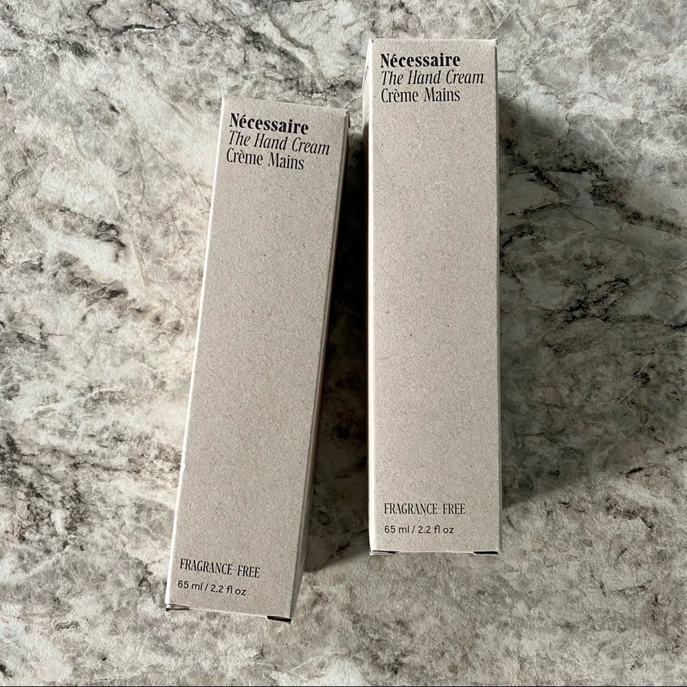 Necessaire Hand Cream Lotion 2 Pack NEW Full Size